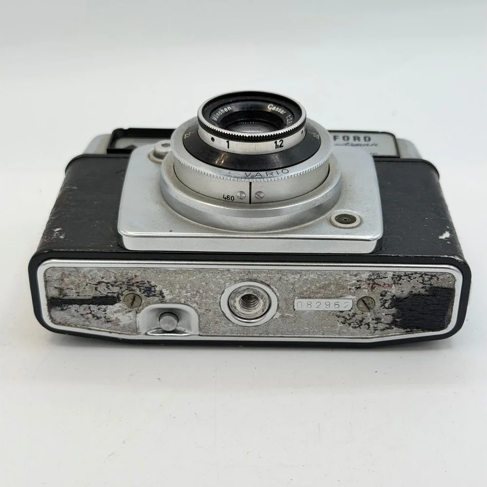 Vintage Ilford Sportsman 35mm Film Camera Steinheil Munchen Cassar 45mm 2.8 Lens